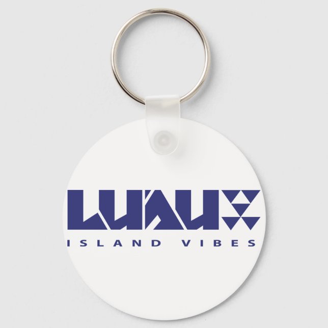 Luau Island Vibe Keychain (Front)