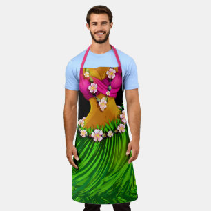 Luau or How To Embarrass Your Children Apron
