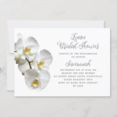 Luau Orchids Custom Bridal Shower Invitation (Front)