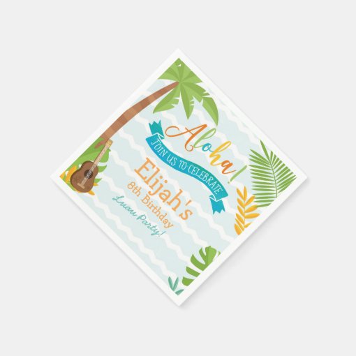 Luau Paper Napkins Zazzle