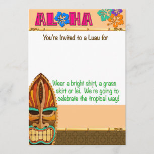 Luau Party Invitation
