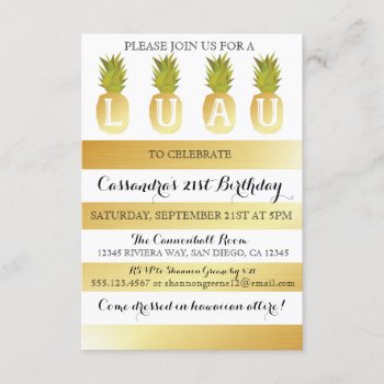 Luau Party Invitation For Birthday  Shower  Etc by seasidepapercompany at Zazzle
