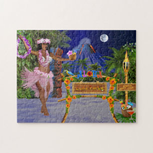 LUAU PARTY JIGSAW PUZZLE