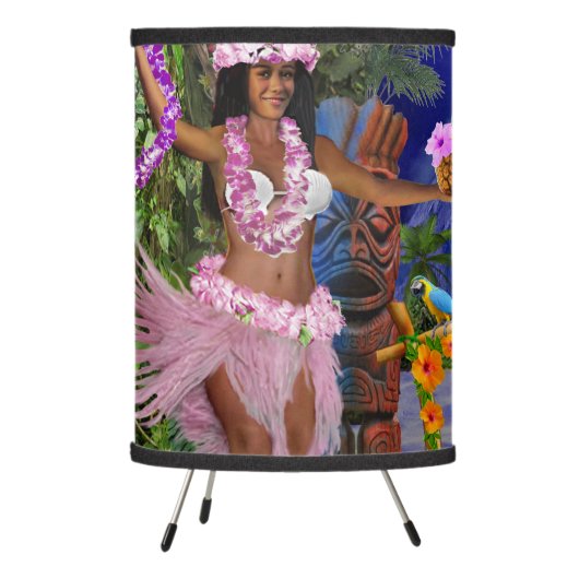 LUAU PARTY TRIPOD LAMP (Left)