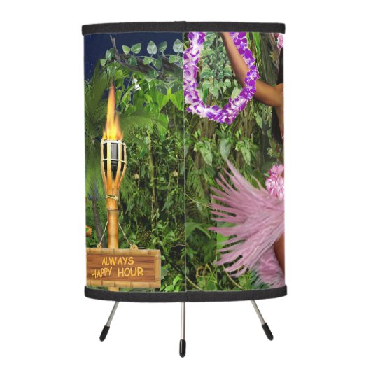 LUAU PARTY TRIPOD LAMP (Back)