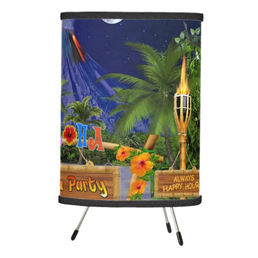 LUAU PARTY TRIPOD LAMP (Right)