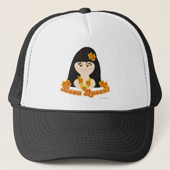 Luau Queen Trucker Hat (Front)