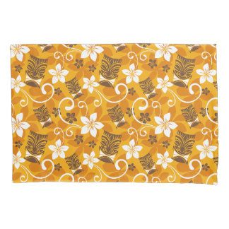 LUAU TIKI (ORANGE) PILLOW CASE