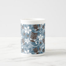 LUAU TIKI PATTERN (BLUE)