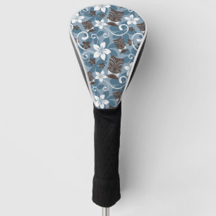 LUAU TIKI PATTERN (BLUE) GOLF HEAD COVER