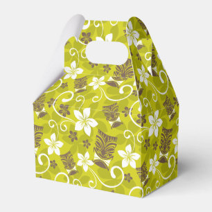 LUAU TIKI PATTERN FAVOR BOXES