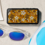 LUAU TIKI PATTERN (ORANGE) BLUETOOTH SPEAKER
