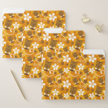 LUAU TIKI PATTERN (ORANGE)