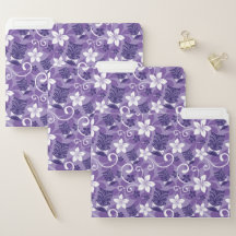 LUAU TIKI PATTERN (PURPLE)