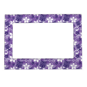 LUAU TIKI PATTERN (PURPLE) MAGNETIC FRAME