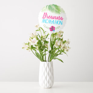 Luau Tropical Graduation Party Balloon Centerpiece