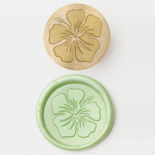 Luau Tropical Hibiscus Wax Seal Stamp Set