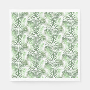 Luau Tropical Palm Leaves Napkins