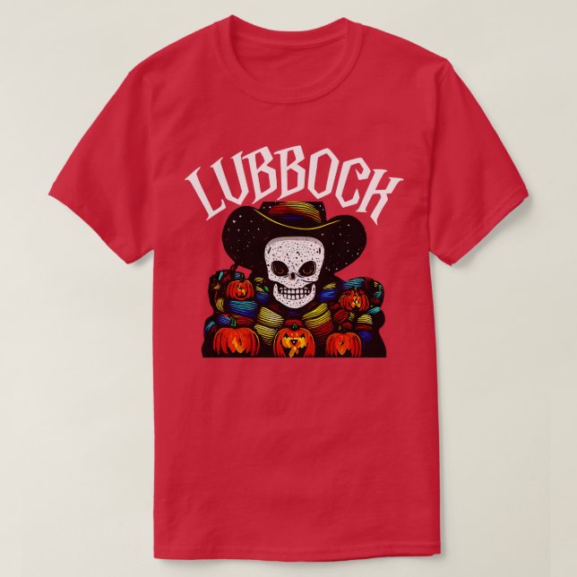 Lubbock Halloween T-Shirt (Design Front)