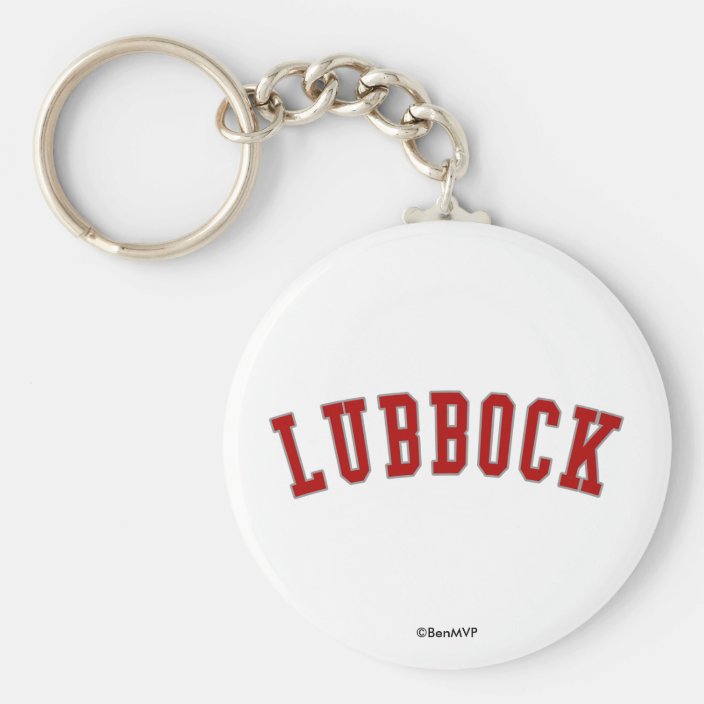Lubbock Keychain