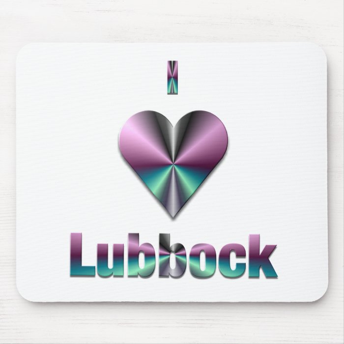 Lubbock    Purple & Turquoise Mouse Pad