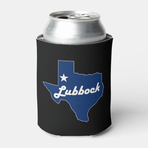 Lubbock Texas Lonestar State West Texas Beverage Can Cooler