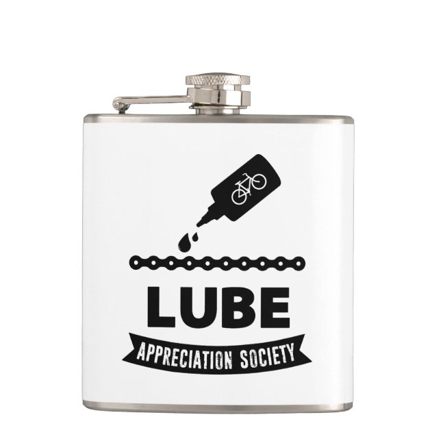Lube Appreciation Society Cycling Flask (Front)