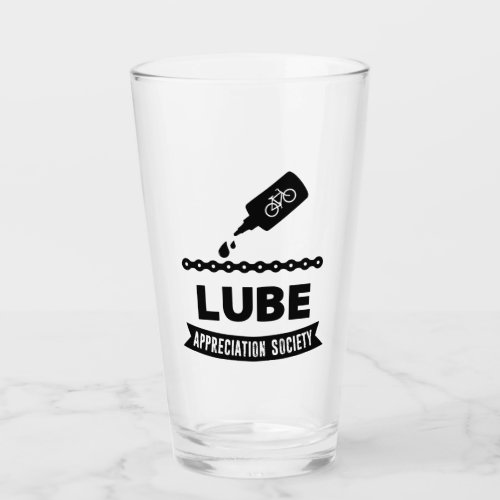 Lube Appreciation Society Cycling Glass