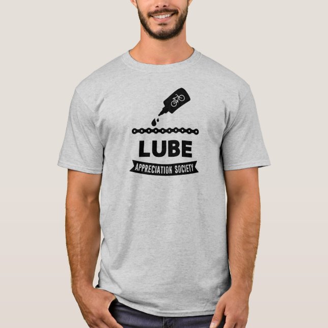 Lube Appreciation Society Cycling T-Shirt (Front)