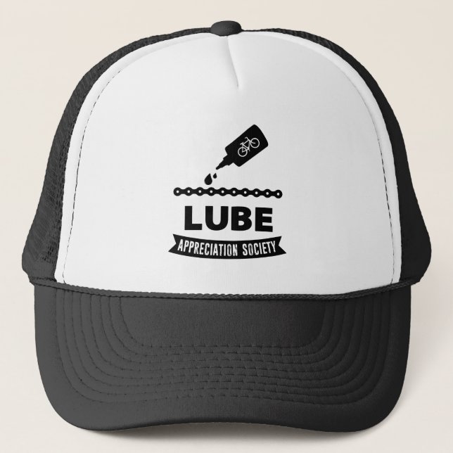 Lube Appreciation Society Cycling Trucker Hat (Front)