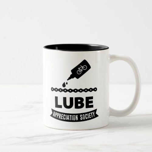 Lube Appreciation Society Cycling Two_Tone Coffee Mug
