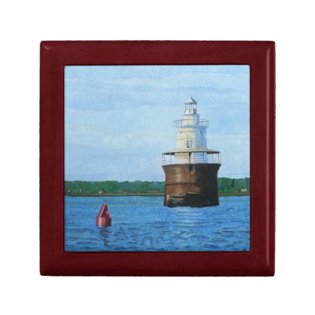 Lubec Channel Lighthosue Painting Gift Box (Front)