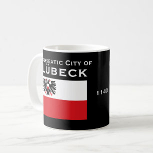 Lubeck - Germany Custom Crest and Flag Mug