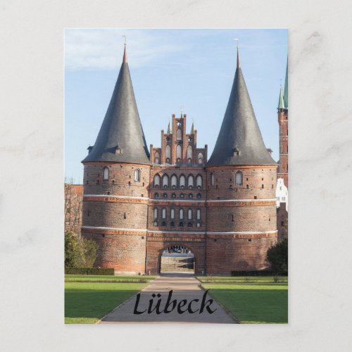 Lbeck Holstentor Gate photo Postcard
