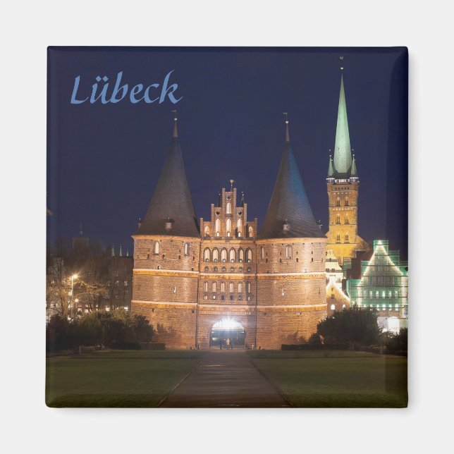 Lübeck photo magnet (Front)