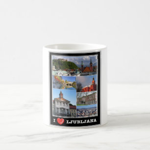 Lubiana - Slovenia - I Love - Coffee Mug