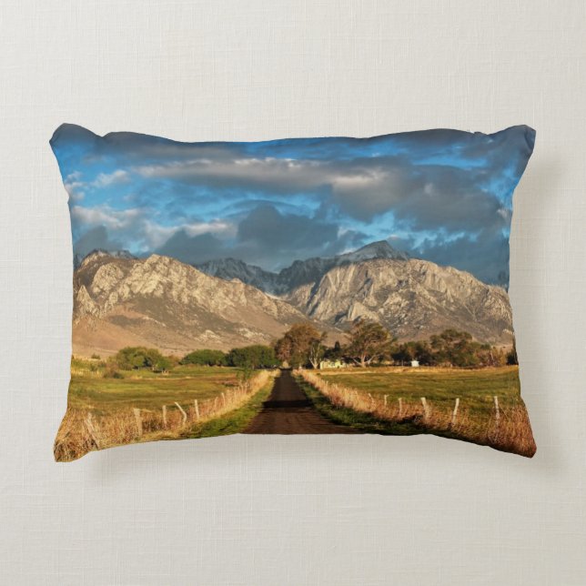 Lubken Canyon Road Decorative Pillow (Front)