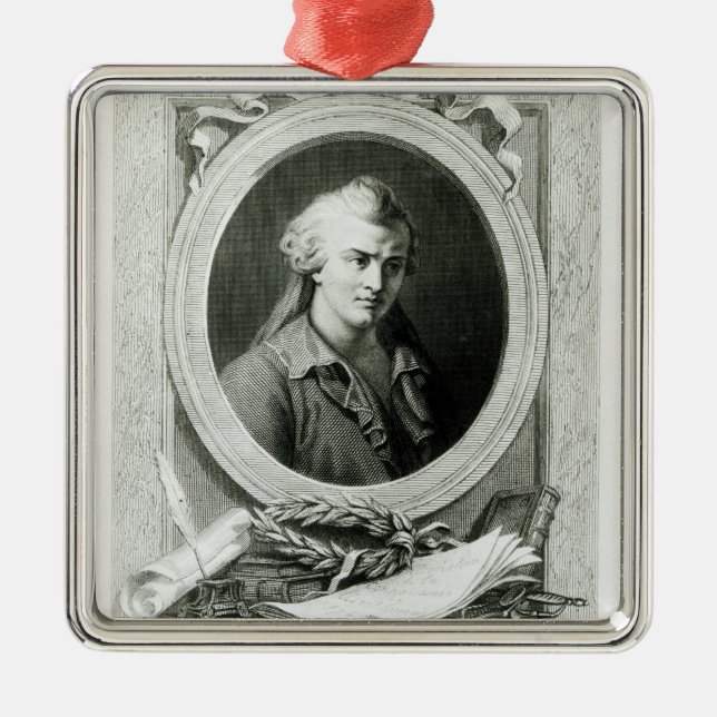 Luc de Clapiers  Marquis of Vauvenargues Metal Ornament (Front)