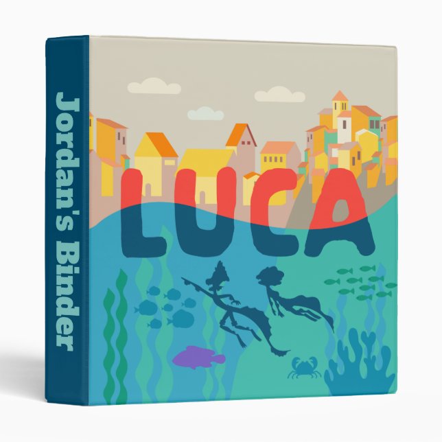 Luca | Above and Below with Alberto & Luca 3 Ring Binder (Front/Spine)