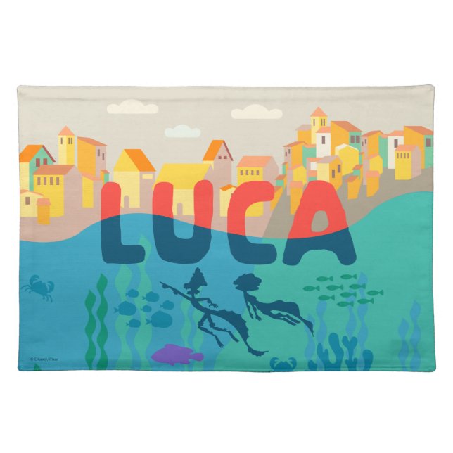 Luca | Above and Below with Alberto & Luca Cloth Placemat (Front)