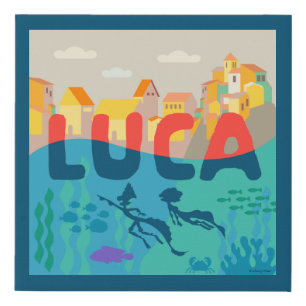 Luca   Above and Below with Alberto & Luca Faux Canvas Print