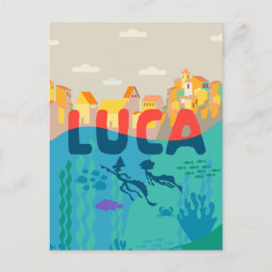 Luca   Above and Below with Alberto & Luca Postcard