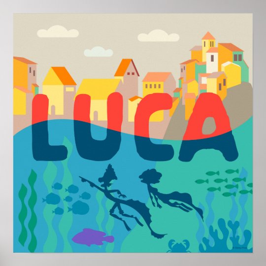 Luca | Above and Below with Alberto & Luca Poster | Zazzle.com