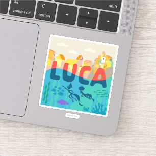 Luca   Above and Below with Alberto & Luca Sticker