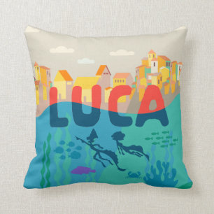 Luca   Above and Below with Alberto & Luca Throw Pillow
