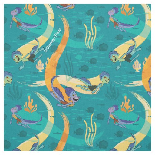 Luca | Alberto & Luca Swim With Fish Pattern Fabric