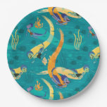 Luca | Alberto &amp; Luca Swim With Fish Pattern Paper Plates