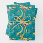 Luca | Alberto &amp; Luca Swim With Fish Pattern Wrapping Paper Sheets