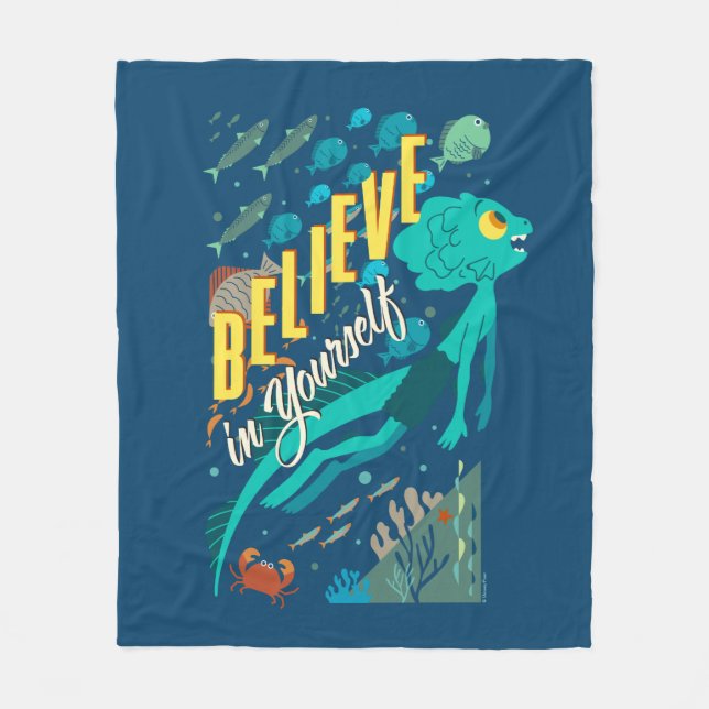 Luca | Believe in Yourself Fleece Blanket (Front)