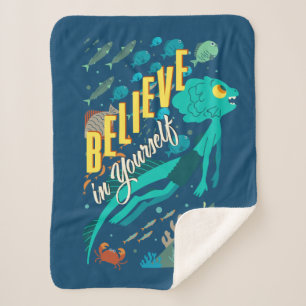 Luca   Believe in Yourself Sherpa Blanket
